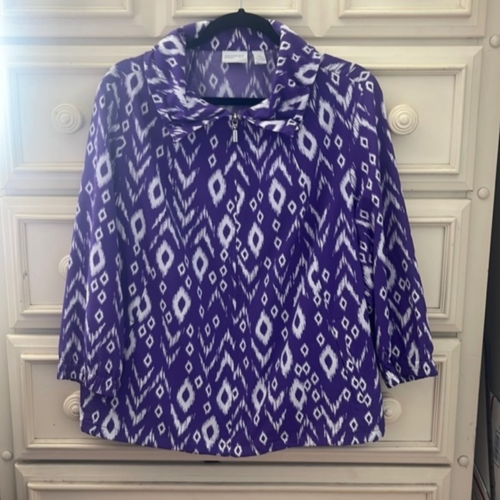 Chico’s Zenergy Neema  Print Jacket.